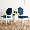 Holloway 19" H French Brasserie Oval Side Chair (Set of 2) - FOX6228 - Safavieh Couture - 3 of 4