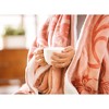 Chanasya Best Mom Ever Gift Throw Blanket with Reverse Faux Shearling - 3 of 4