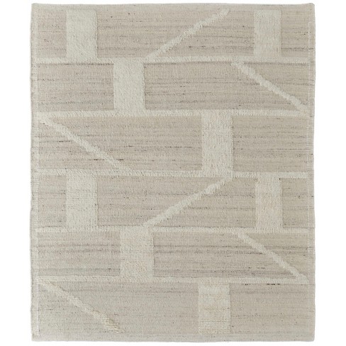 Ashby Transitional Geometric Tan/ivory Area Rug : Target