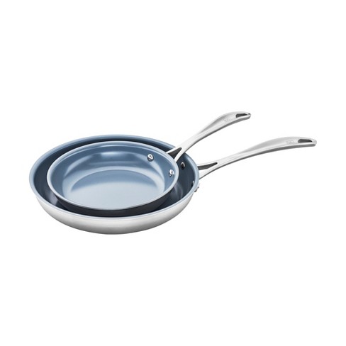 Zwilling Spirit 3 Ply 2 Pc Stainless Steel Ceramic Nonstick Fry Pan Set Target