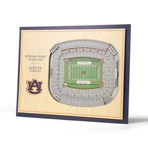 NCAA Auburn Tigers 5-Layer Stadiumviews 3D Wall Art - 1 of 4