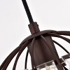 Chloe Lighting CH2D801RB09-DP1 Eliana Transitional 1 Light Oil Rubbed Bronze Mini Pendant Ceiling Fixture 9" Wide - 3 of 4