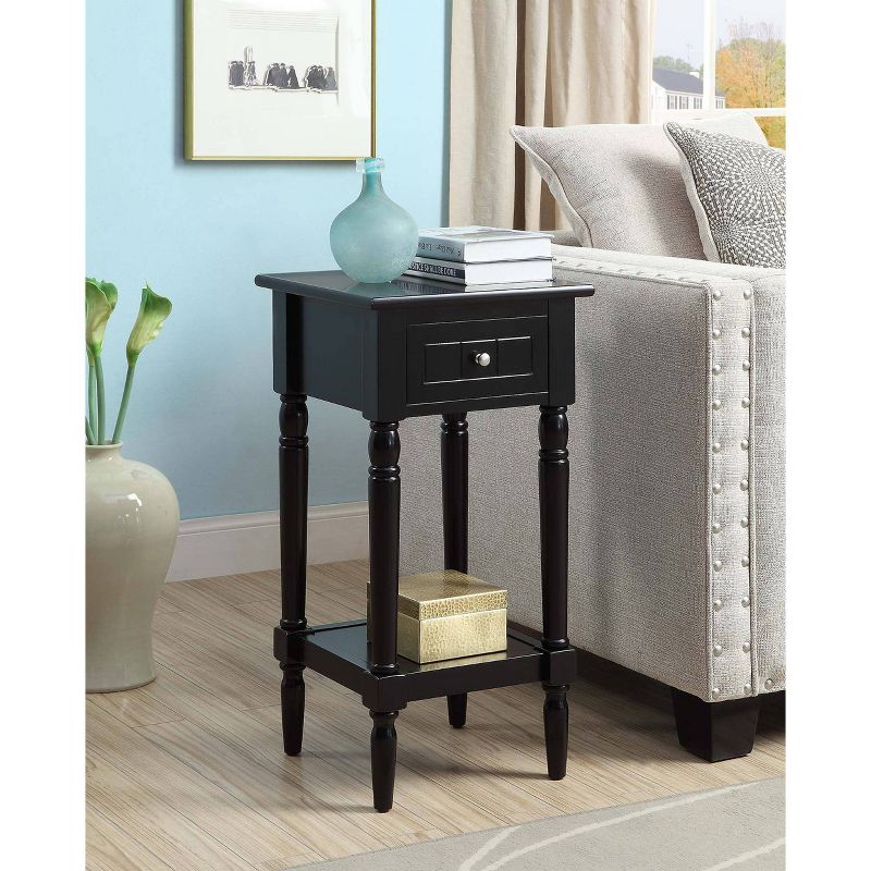 Breighton Home Provencal Countryside Mia Petite Accent Table with Drawer and Shelves, 3 of 6
