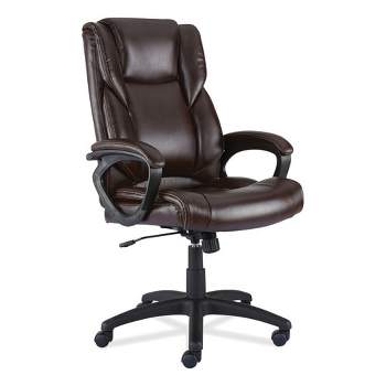 Alera Alera Brosna Series Mid-Back Task Chair, Supports Up to 250 lb, 18.15" to 21.77" Seat Height, Brown Seat/Back, Brown Base