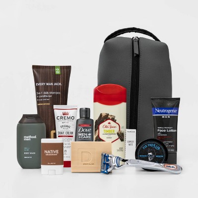 mens grooming kit bag