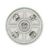 Portmeirion Botanic Garden 14" Chip & Dip Platter - Porcelain Serving Dish with Assorted Floral Motifs, Dishwasher Safe, Made in England - 2 of 4