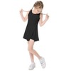 Girls Silt Tennis Dress with Built-in Shorts Girls Athletic Dress Sleeveless A Line Tennis Dress Pleated Girls Golf Dress - 3 of 4