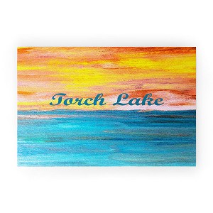 Studio K Originals Torch Lake Sunset Dream II Welcome Mat - Deny Designs - 1 of 3