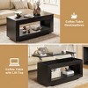 WOWLIVE 41.7' Lift Top Coffee Table with Storage for Living Room, Rectangle Wood Center Table Furniture, 2-Tier Accent Table Office Apartment - 4 of 4