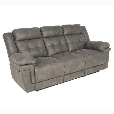 Anastasia Recliner Sofa Gray - Steve Silver