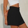 Women's Smocked Paperbag Waist Shorts - Cupshe - image 2 of 4