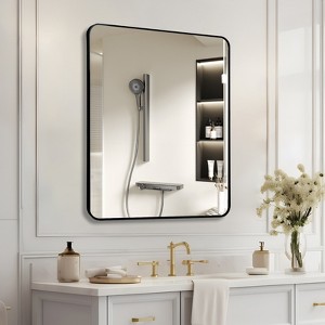 Lyngins 30x36 Inch Wall Mount Vanity Mirror,Modern Rectangular Bathroom Mirror for Bathroom,Bedroom - 1 of 4