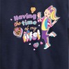 JoJo Siwa Time Of My Life Graphic Long Sleeve Fleece Sweatshirt - Navy - 4T - 2 of 3
