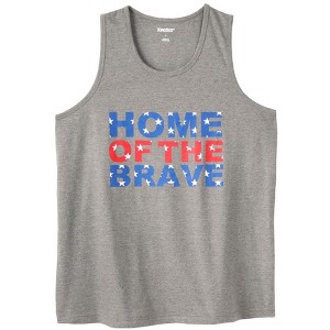 Liberty Blues by KingSize Men's Big & Tall Americana Tank - 1 of 2