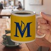 Madonna University Secondary Logo Ceramic Coffee Mug Novelty Gift Mugs for Coffee Tea and Hot Drinks 11oz White - 4 of 4