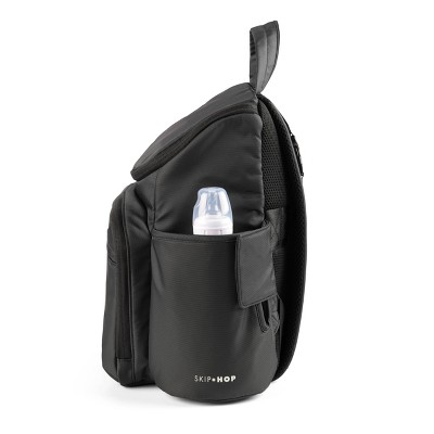 Skip Hop Forma Next Diaper Bag Backpack - Black: Water Repellent, 1.3lb, Nylon Shell, Fits Laptop Up To 15 Inches — фото 8