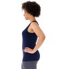 Rekucci Curvy Woman Travel in Style Scoop Neck Tank Top – Comfortable, Flattering & Wrinkle-Resistant - Black , 2X - 2 of 3