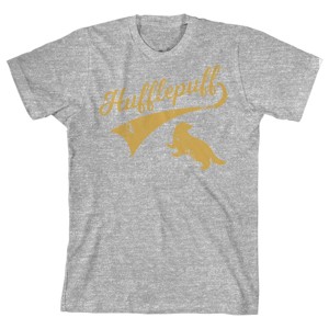 Harry Potter Hufflepuff Mascot Youth Athletic Heather T-shirt - 1 of 1