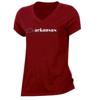 NCAA Arkansas Razorbacks Women's V-Neck T-Shirt