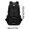 Gulches 3PC Hard shell soft edge rotating wheel luggage compartment, 360 degree rotating wheel luggage , lightweight for travel, plus hiking bag - 4 of 4