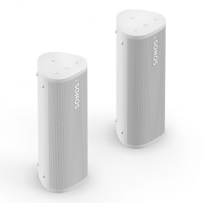Sonos Roam 2 Portable Waterproof Bluetooth Speaker - Pair (White)