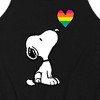 Men's - Peanuts - Snoopy Rainbow Heart Graphic Tank Top - 2 of 4