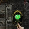 Whisen Halloween Decoration, Animatronic Doorbell with Glowing Eyeball & Scary Sound Effects - Black - 2 of 4