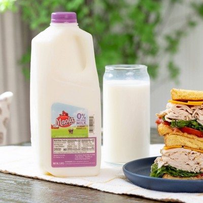 Maola Fat Free Skim Milk - 0.5gal