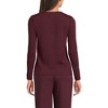 Lands' End Women's Pointelle Long Sleeve Sleep Cardigan - 2 of 4