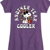 Girls' - Peanuts - Snoopy Birthday Another Year Cooler Fitted Short Sleeve Graphic T-Shirt - 2 of 4