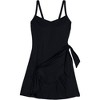 Lands' End Women's D-Cup Chlorine Resistant Sweetheart Swim Dress One Piece Swimsuit - 4 - Black - 4 of 4