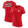 NCAA Nebraska Cornhuskers Women's Bi-Blend Crew T-Shirt - 3 of 3
