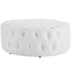 Amour Upholstered Vinyl Ottoman - Modway - image 3 of 4