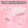 Racxily Cat Gaming Chair with Paw Lumbar Cushion, PC Video Gamer Chair for Teens & Women - 3 of 4