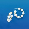 Ross-Simons 6-7mm Cultured Pearl Hoop Earrings in 14kt Yellow Gold - 3 of 4