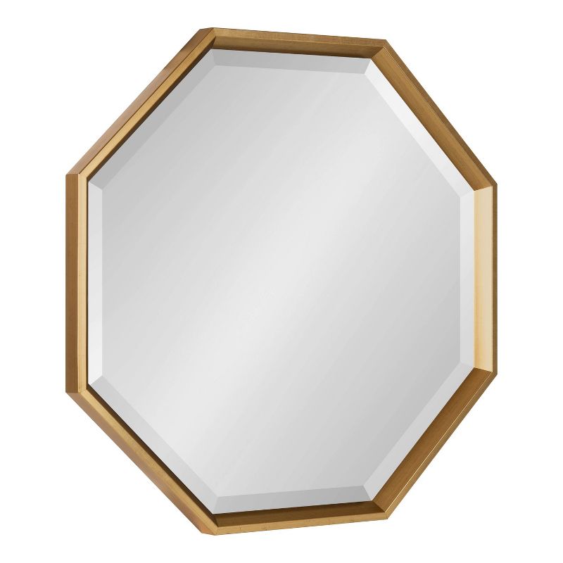 Calder Octagon Wall Mirror Gold - Kate & Laurel All Things Decor, 1 of 7
