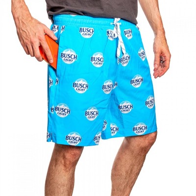 Busch Mens Busch Light Circle Logo Pattern Board Shorts - Small — фото 4