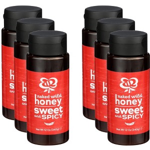 Naked Wild Honey Sweet & Spicy Honey - Case of 6 - 12 oz - 1 of 2