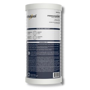 Whirlpool 10" x 4.5" Large Capacity Whole House Sediment Water Filter, 25 Micron, WHKF-GD25BB - 1 of 4