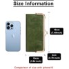 FATMOON Vintage Women’s Bifold Wallet Clutch with Kiss-Lock & Zip Coin Pocket - Slim PU Leather Purse for Daily Use - 3 of 4