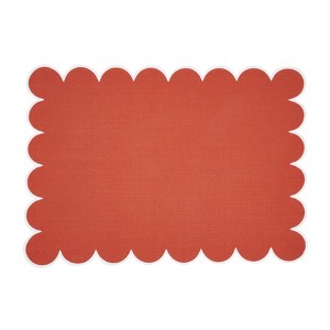 Saro Lifestyle Scalloped Hem Placemat (Set of 4) - 1 of 4