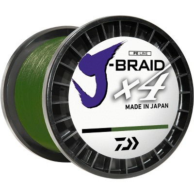 Daiwa 300 Yard J-braid X4 Braided Fishing Line - 50 Lb. Test