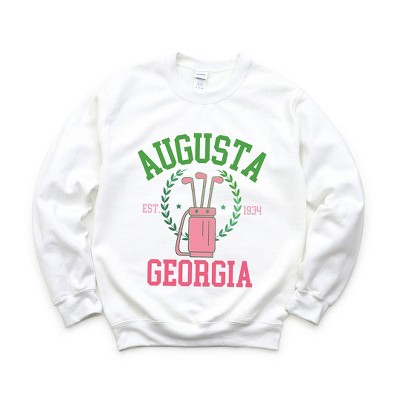 Simply Sage Market Women's Graphic Sweatshirt Golf Augusta Georgia EST. 1934