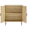 GDFStudio Norma 31.5'' Wood and Rattan Cabinet - 2 of 4