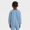 Toddler Boys' Washed French Terry Sweatshirt - Cat & Jack™ - 2 of 3