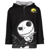 Disney Nightmare Before Christmas Fleece Jack Skellington Oogie Boogie Sally Quarter Zip Hoodie Little Kid - 3 of 4