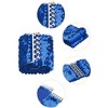 INSPIRE CHIC Women's Elastic Interlocking Buckle Sequin Waist Belt - 2 of 4