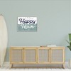 Stupell Industries Always Happy Hour Vintage Lake House Wave Signage, 30" x 24" - 2 of 4