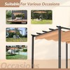 Aluminum Patio Pergola, With Retractable Pergola Canopy, Backyard Shade Shelter For Porch, Outdoor Party, Garden, Grill Gazebo, Patio Leisure Area - 3 of 4