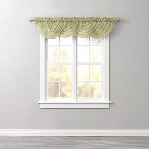 BrylaneHome BH Studio Sheer Voile Toga Valance - 1 of 4